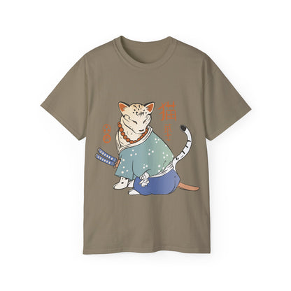 Mens Cat Samurai Tee 2