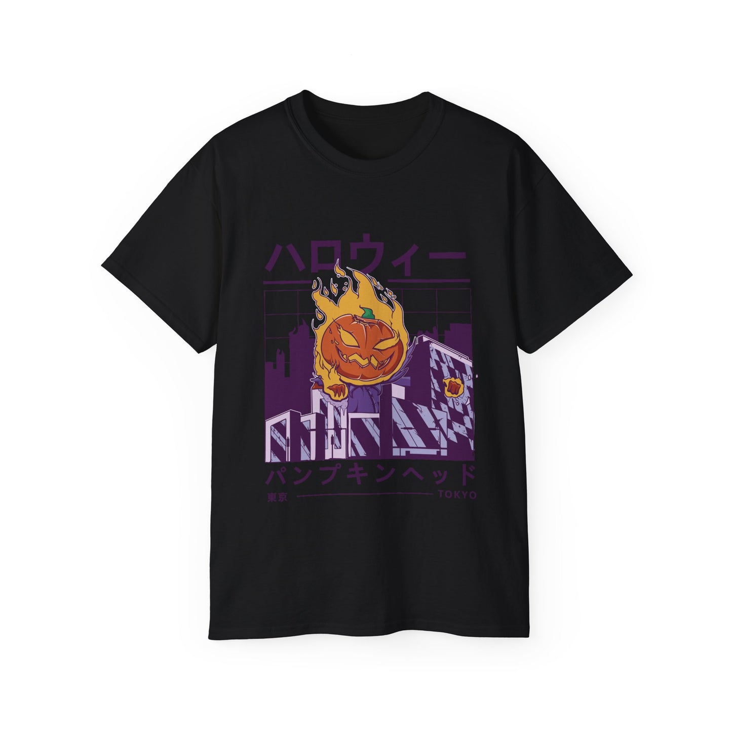 Womens Vaporwave Pumpkin T-Shirt