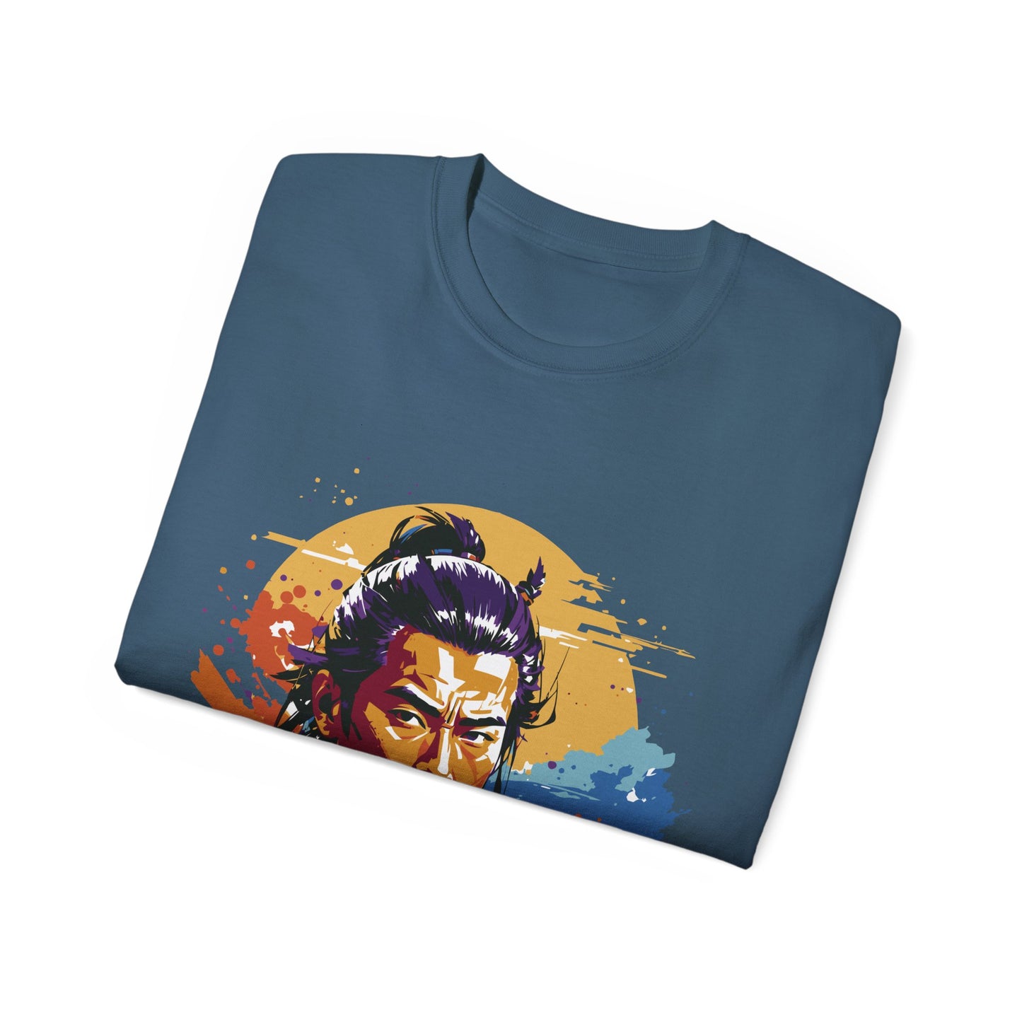 Mens Colourful Samurai Tee