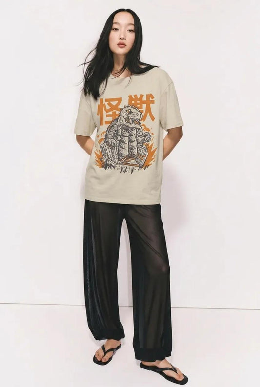 Womens Traditional Godzilla Tee