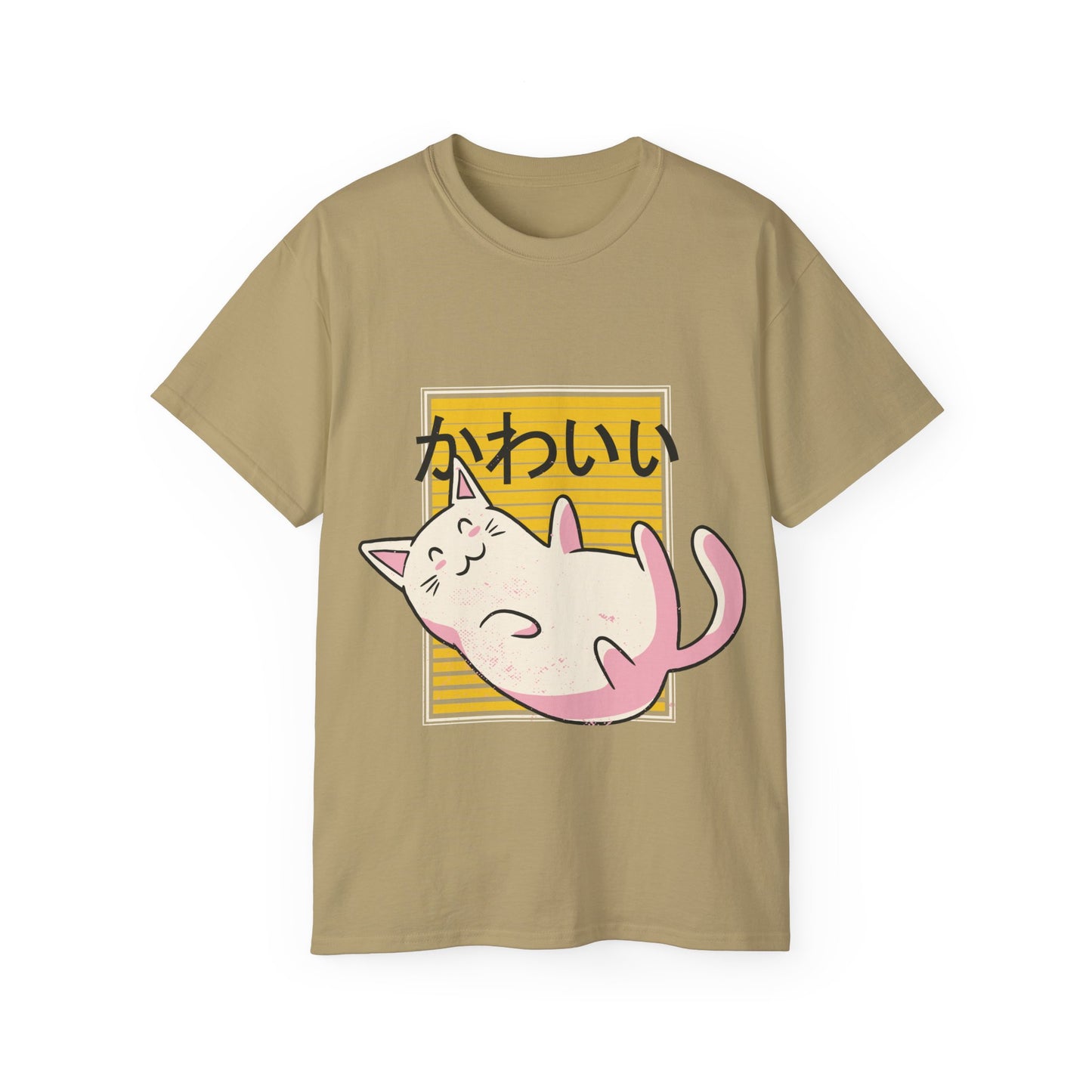 Mens Kawaii Cat Tee