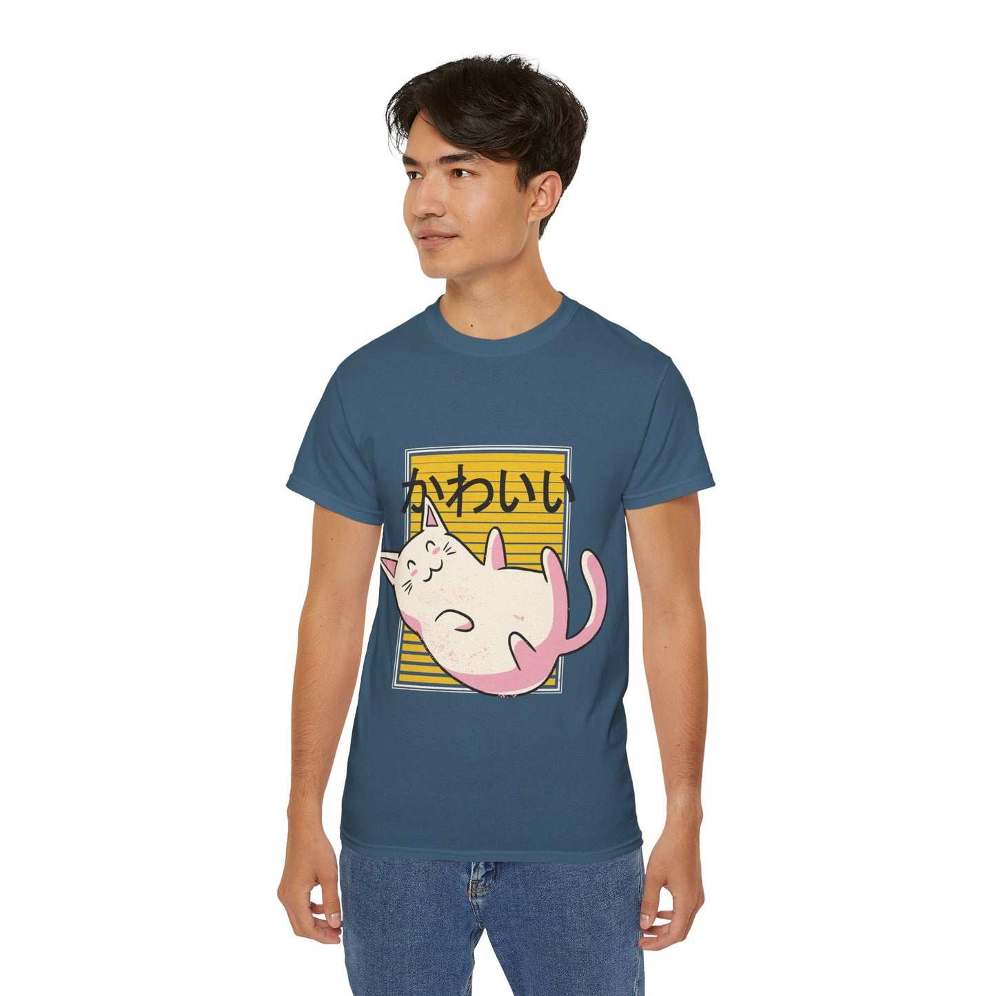 Mens Kawaii Cat Tee