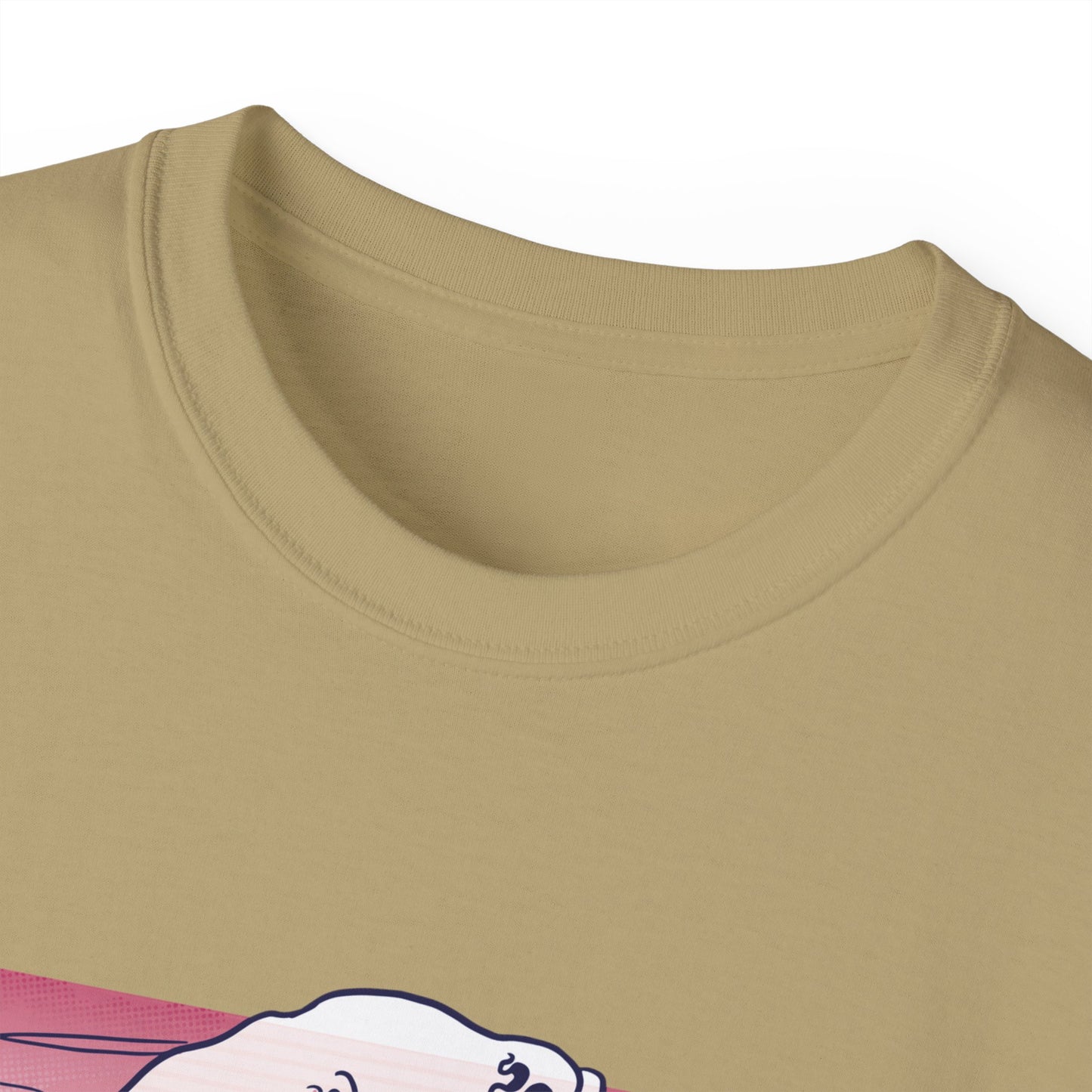 Mens Vaporwave Surfing Axolotl Tee