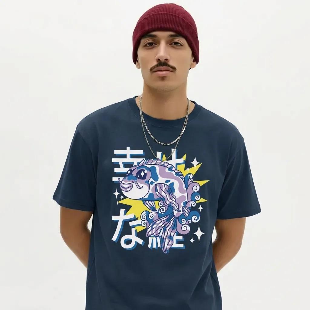 Mens Koi Kawaii Tee