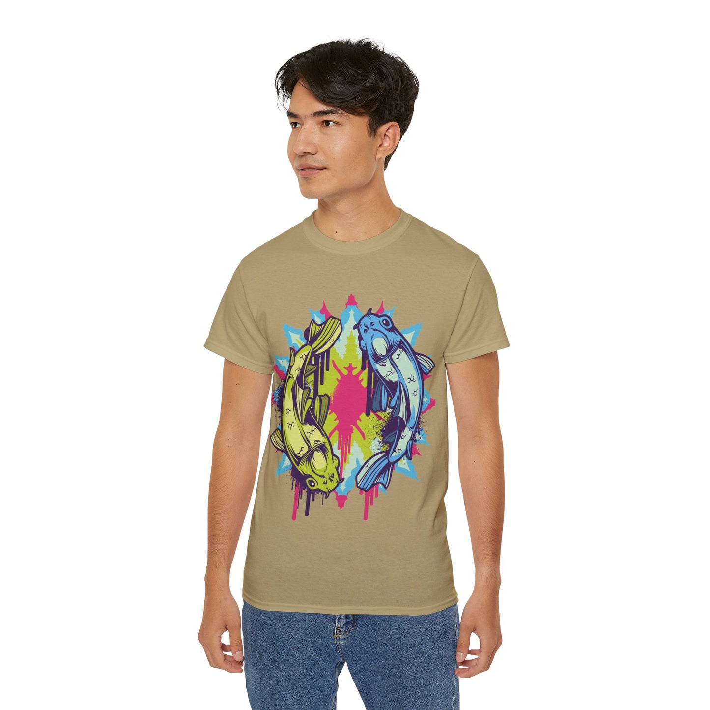 Mens Koi Colorful Tee