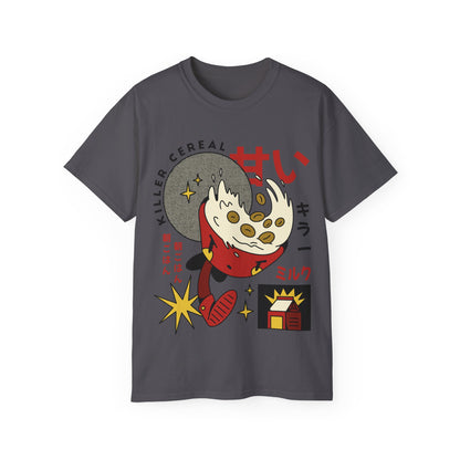 Womens Cartoon Cereal Killer Tee