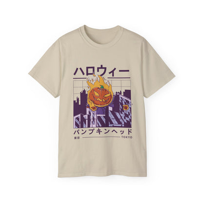 Womens Vaporwave Pumpkin T-Shirt