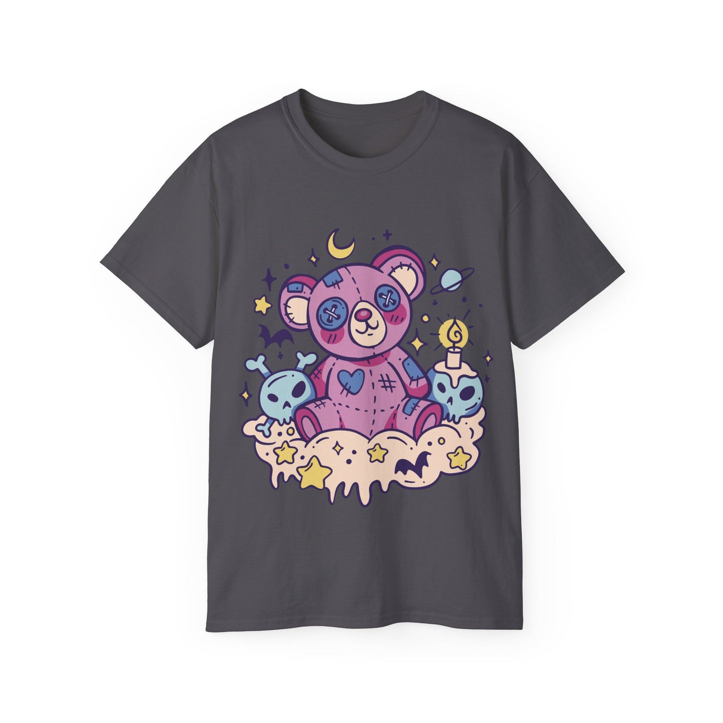 Mens Kawaii Goth Teddy Tee