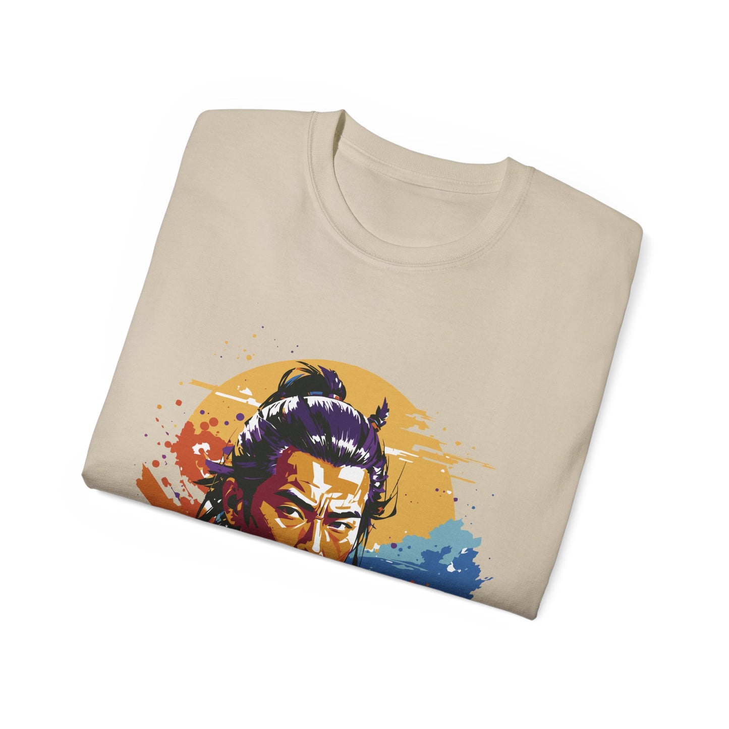 Mens Colourful Samurai Tee