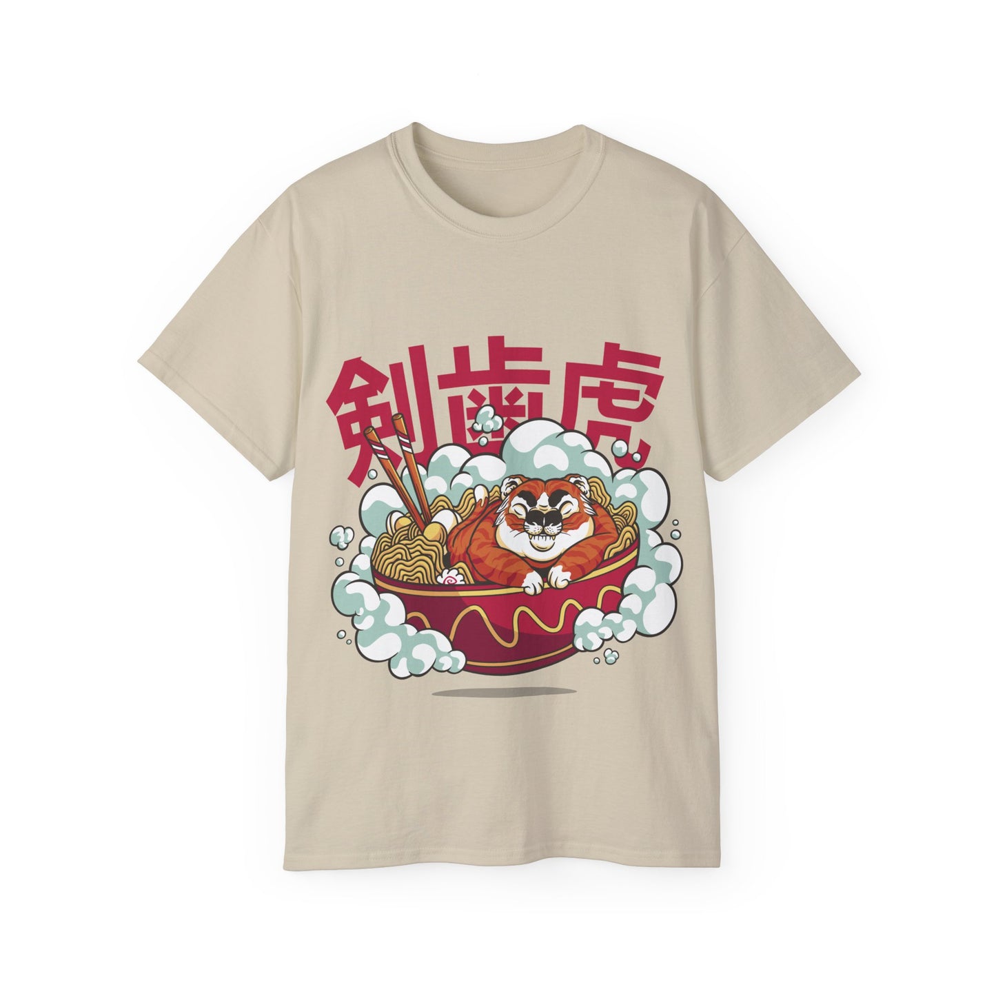 Womens Sleepy Tiger Ramen Tee