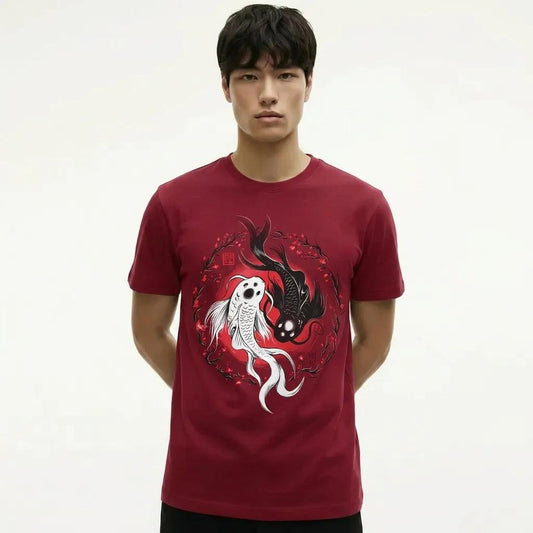 Mens Koi Yin Yang Tee