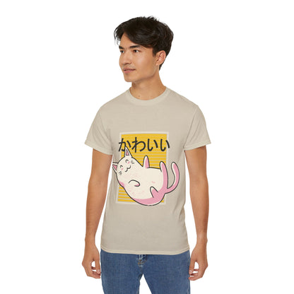 Mens Kawaii Cat Tee