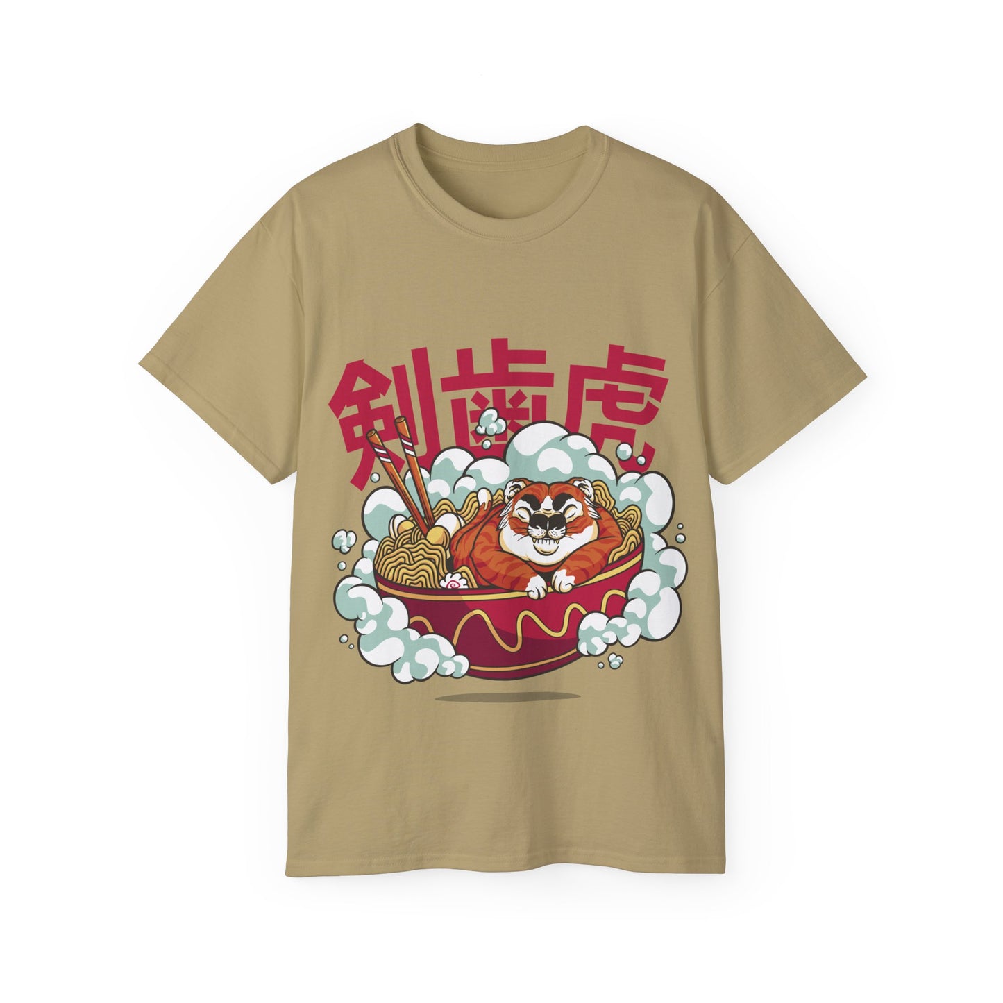 Womens Sleepy Tiger Ramen Tee