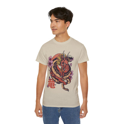 Mens Dragon Sakura Tee