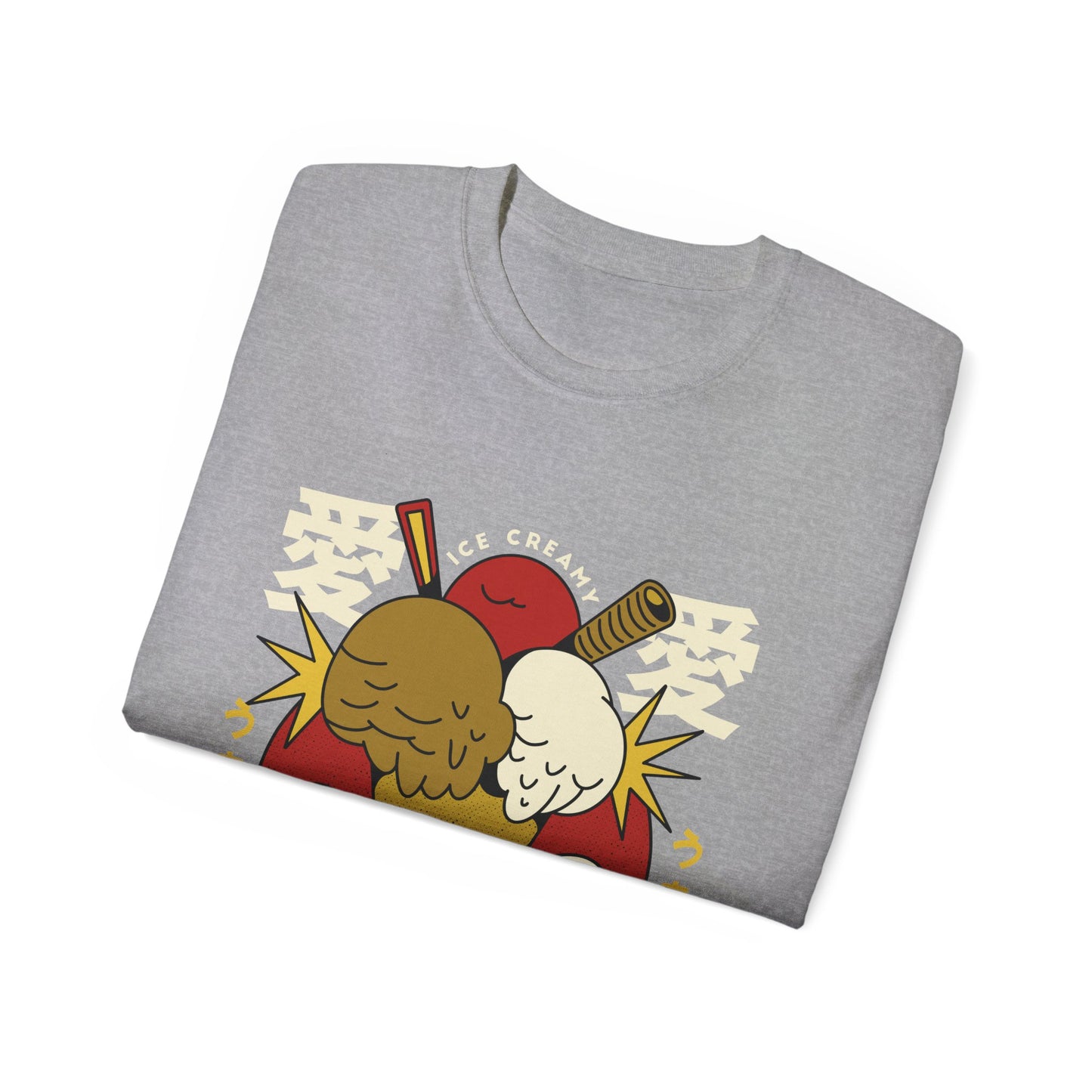 Mens Cartoon Ice Cream Tee