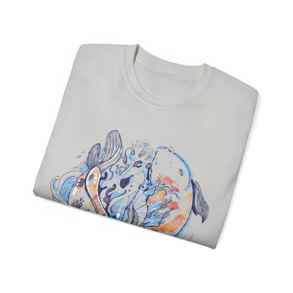 Mens Koi Watercolour Tee