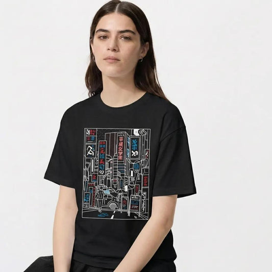 Womens Neon City Tee