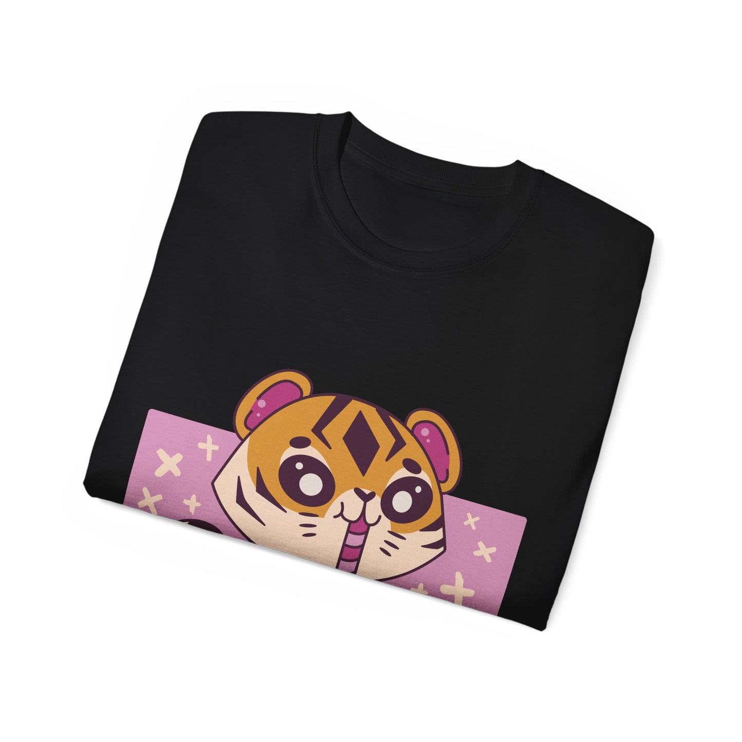 Mens Kawaii Tiger Tea Tee