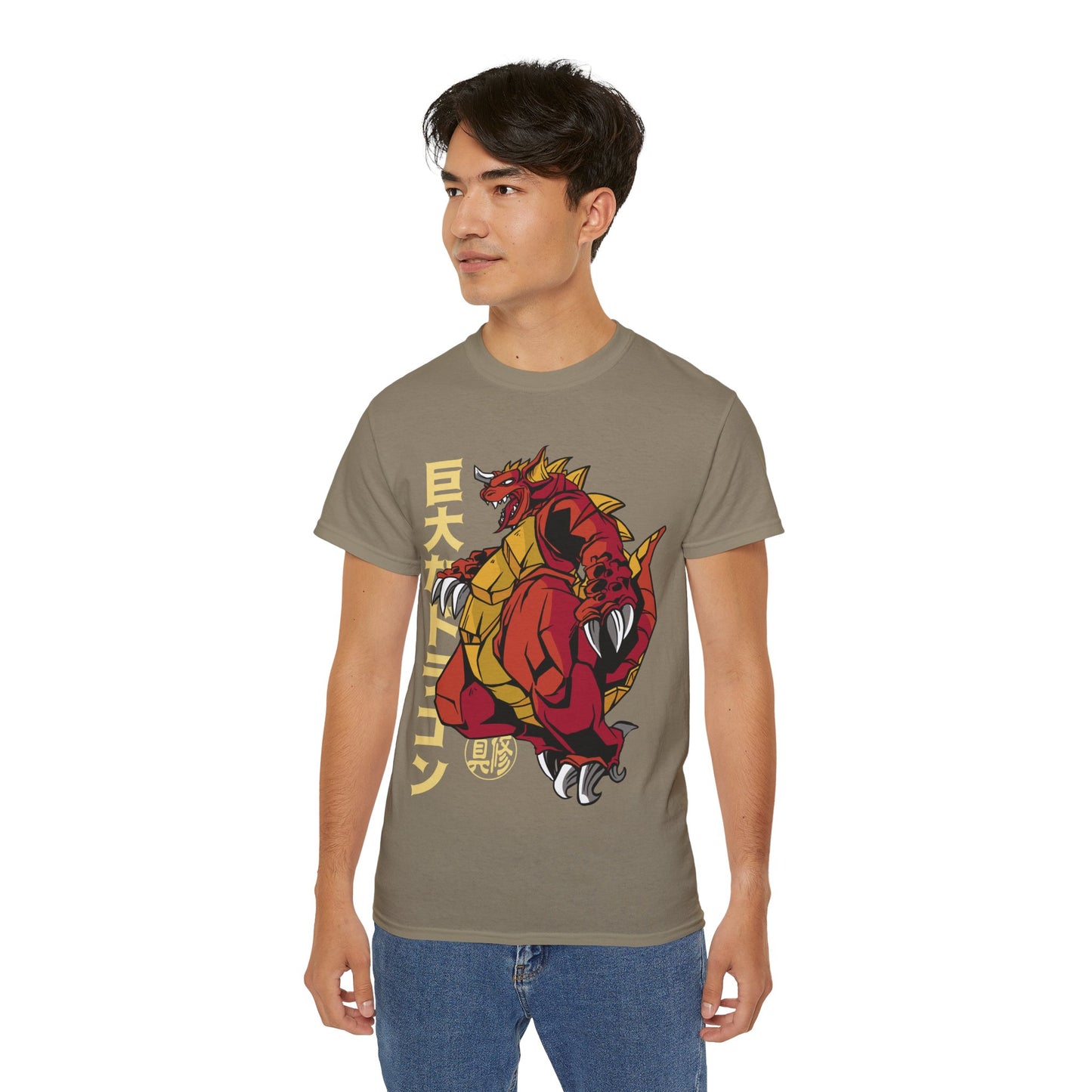 Mens Red Godzilla Tee