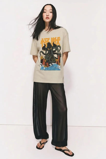Womens Cthulhu Kaiju Tee