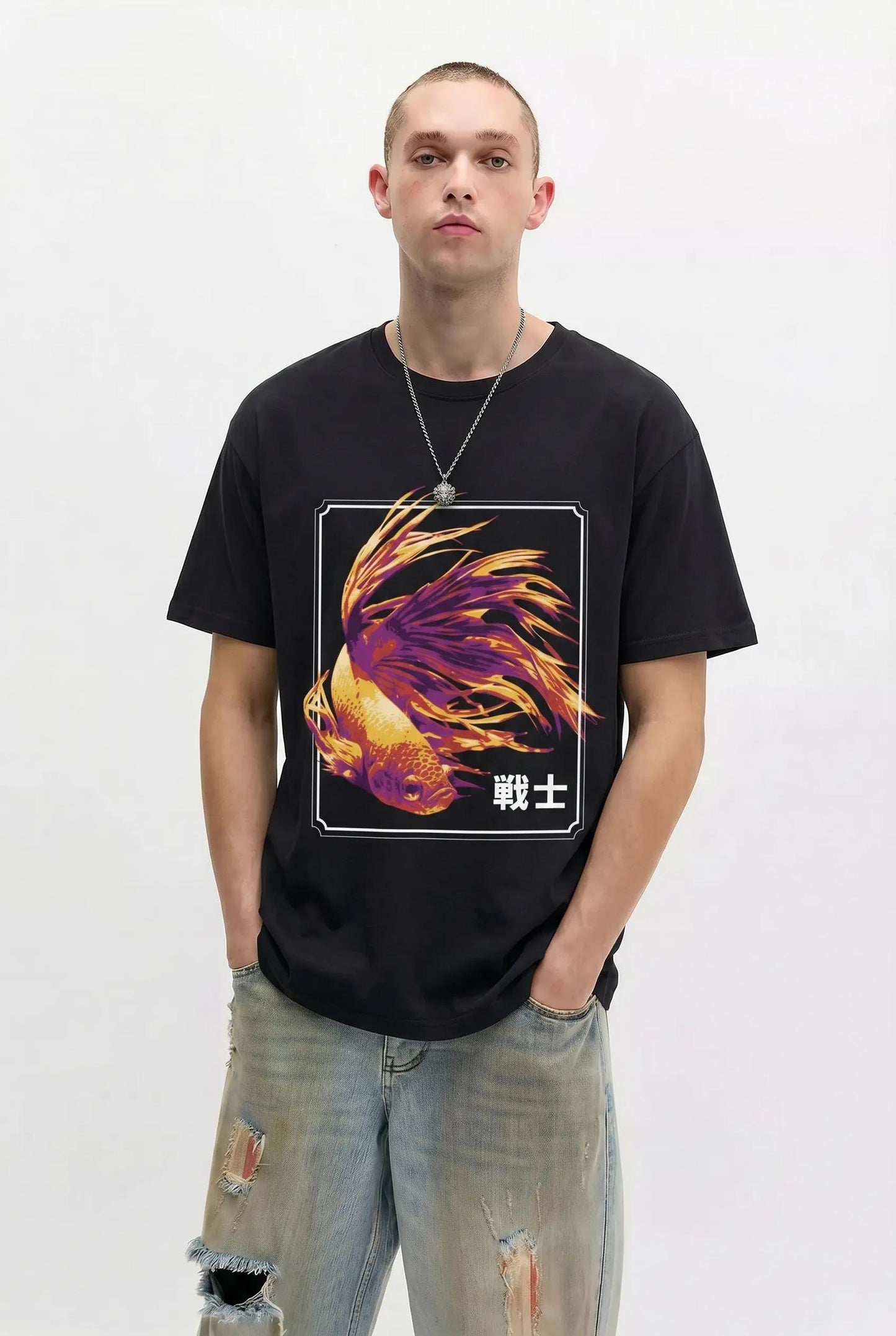 Mens Koi Fish Tee 5