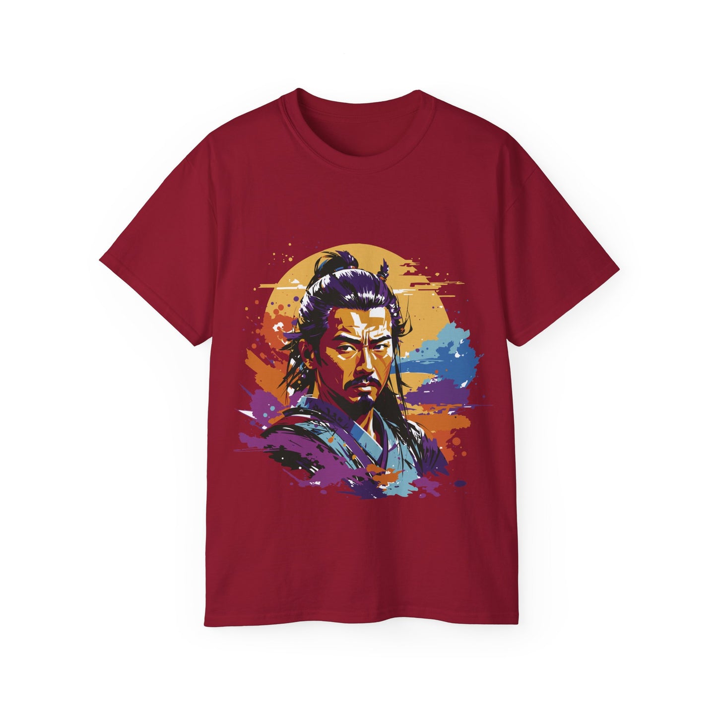 Mens Colourful Samurai Tee