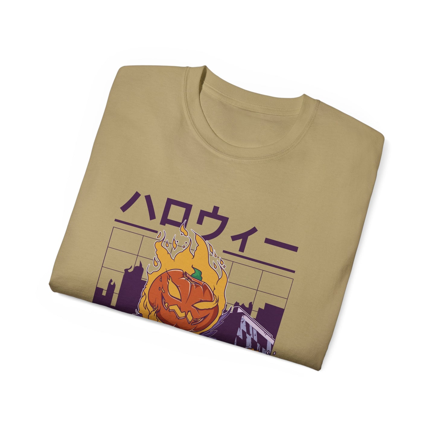 Womens Vaporwave Pumpkin T-Shirt