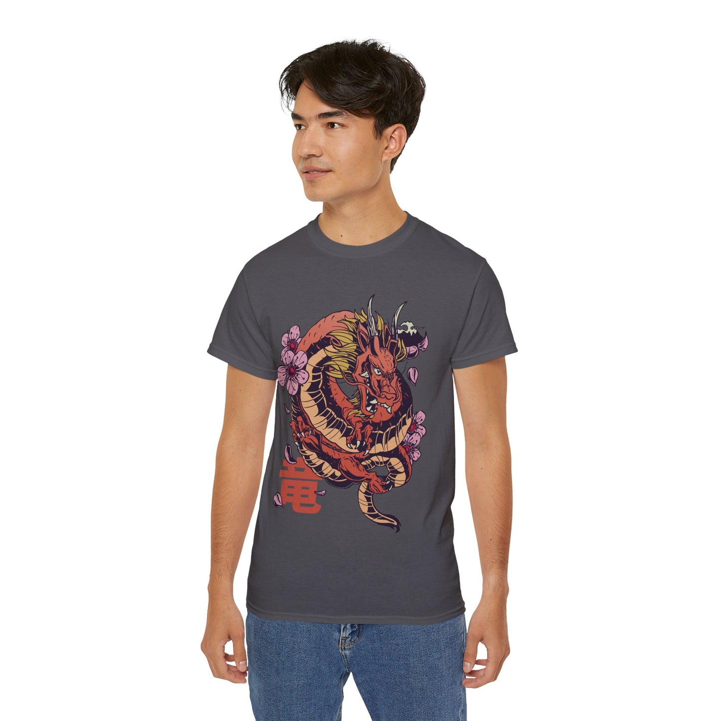 Mens Dragon Sakura Tee