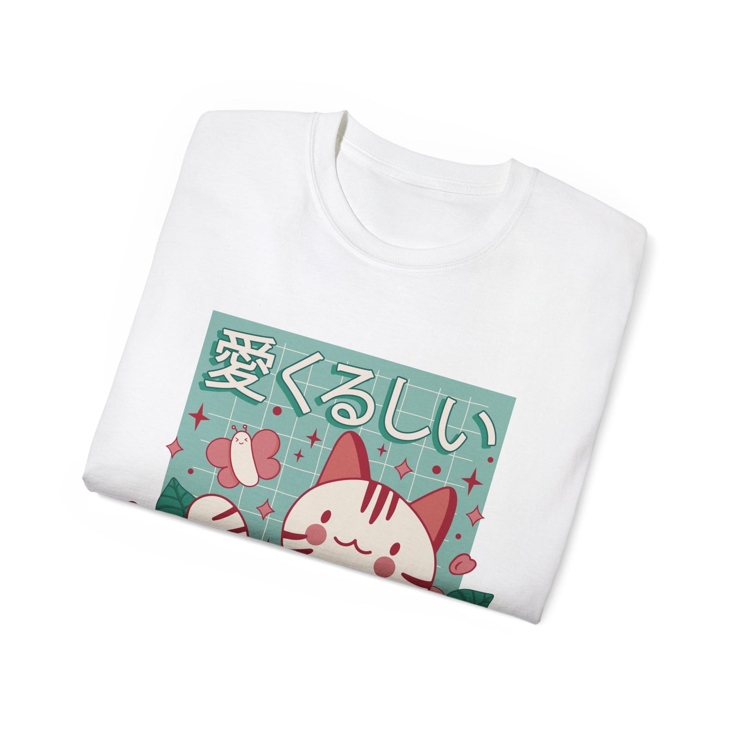 Mens Sakura Cat Tee