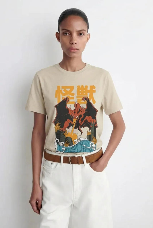 Womens Flying Kaiju Tee