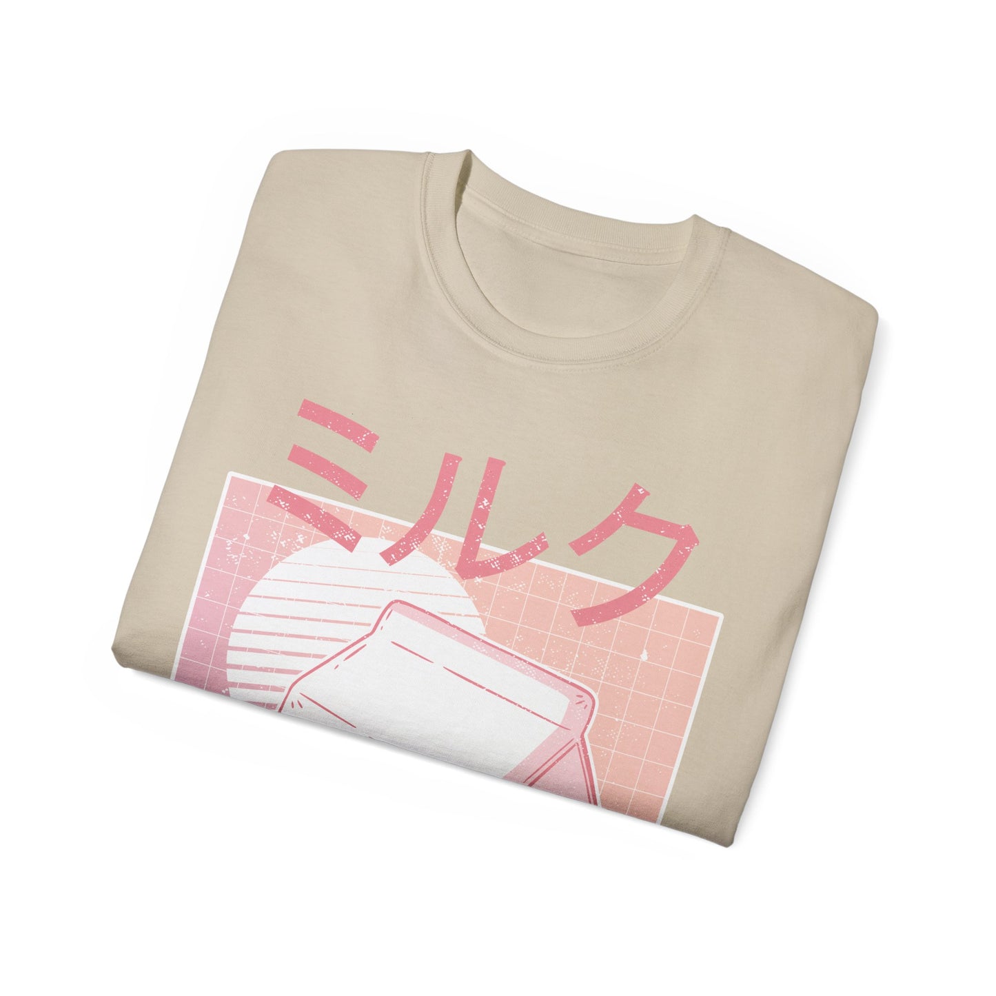 Mens Vaporwave Strawberry Milk Tee