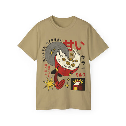 Womens Cartoon Cereal Killer Tee