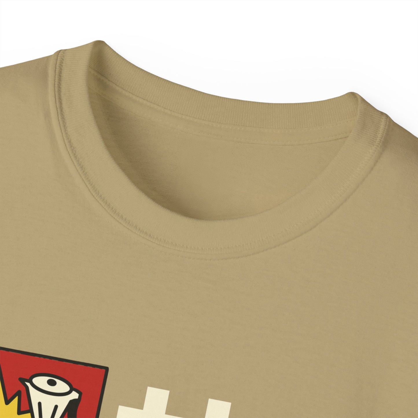 Womens Cartoon Croissant Tee