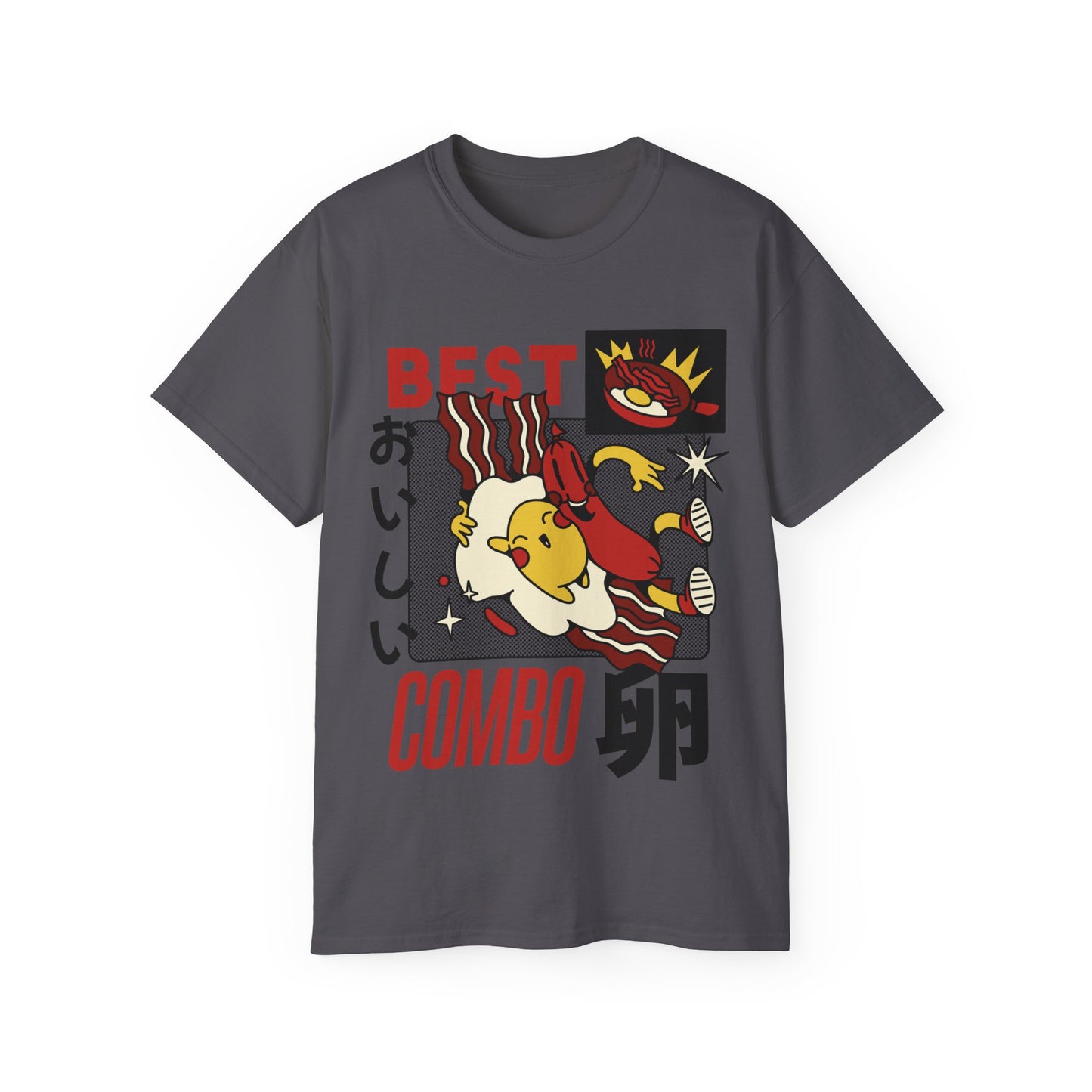 Womens Cartoon Bubble Tea Tee