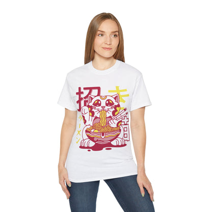 Mens Maneki Cat Ramen Tee