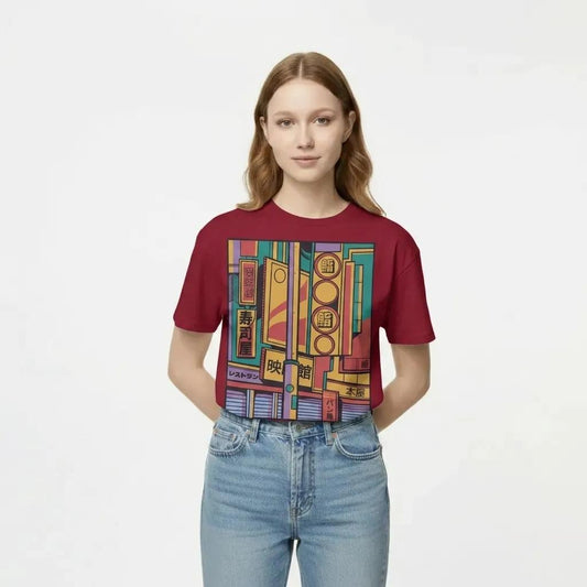 Womens Colorful Street Tee