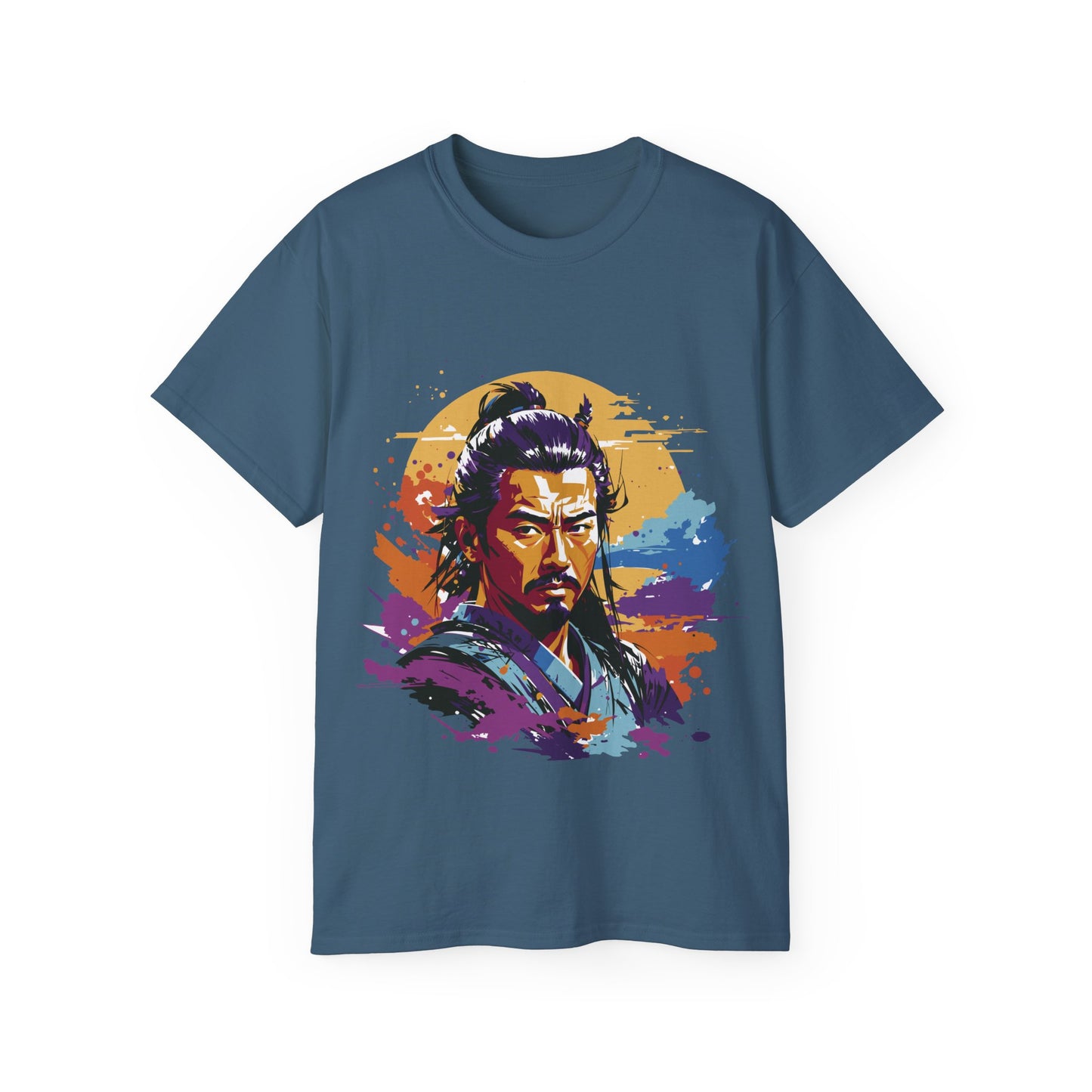 Mens Colourful Samurai Tee