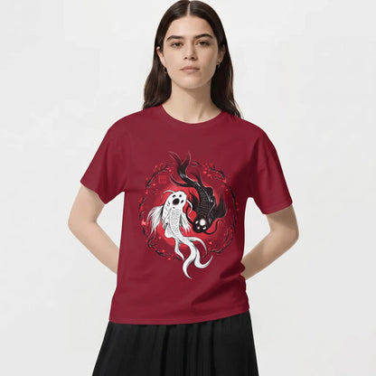 Womens Koi Yin Yang Tee