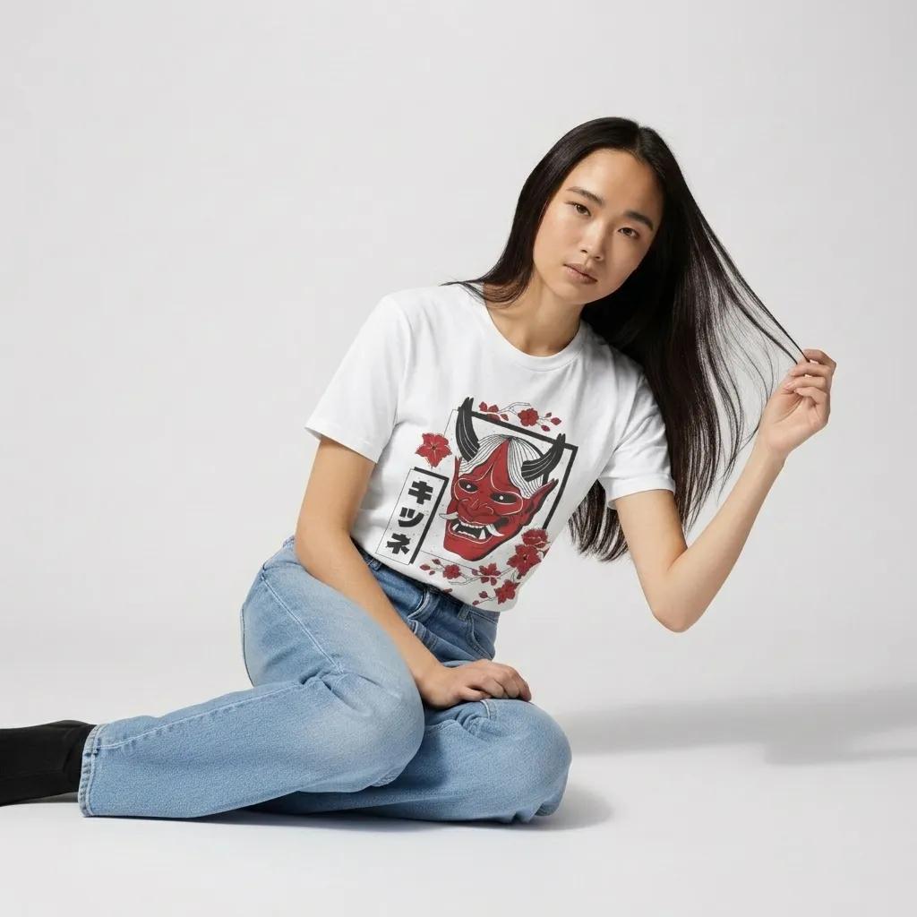 Womens Demon Sakura Tee