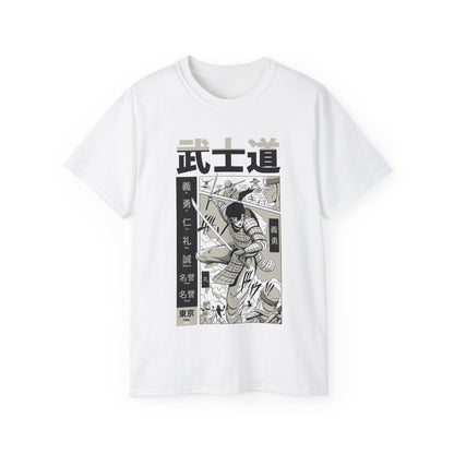 Mens Samurai Fighting Tee