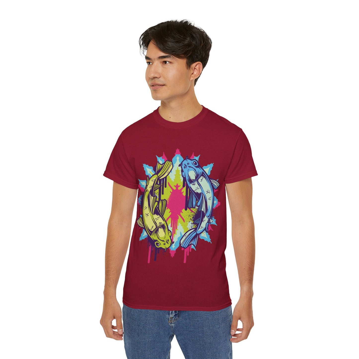 Mens Koi Colorful Tee