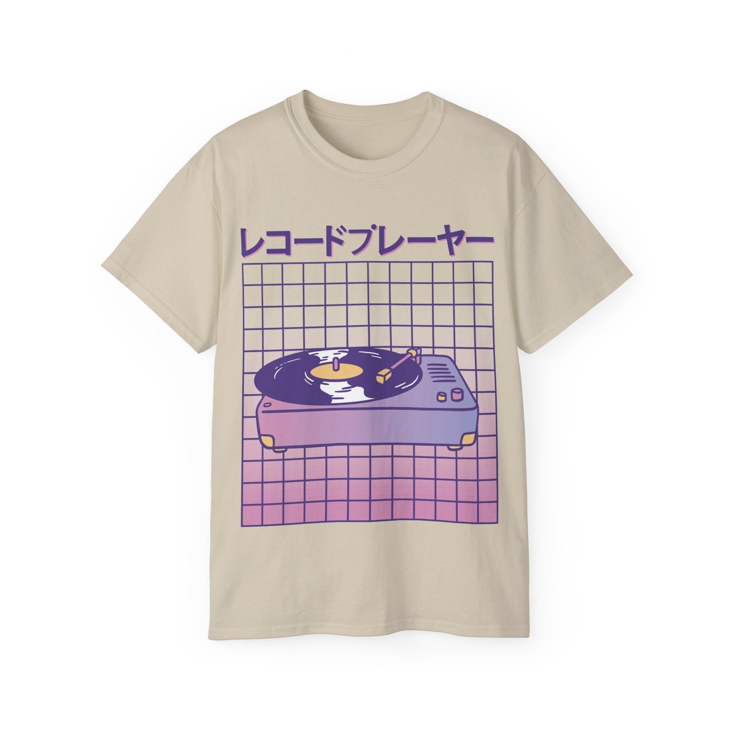 Mens Vaporwave Turntable Tee