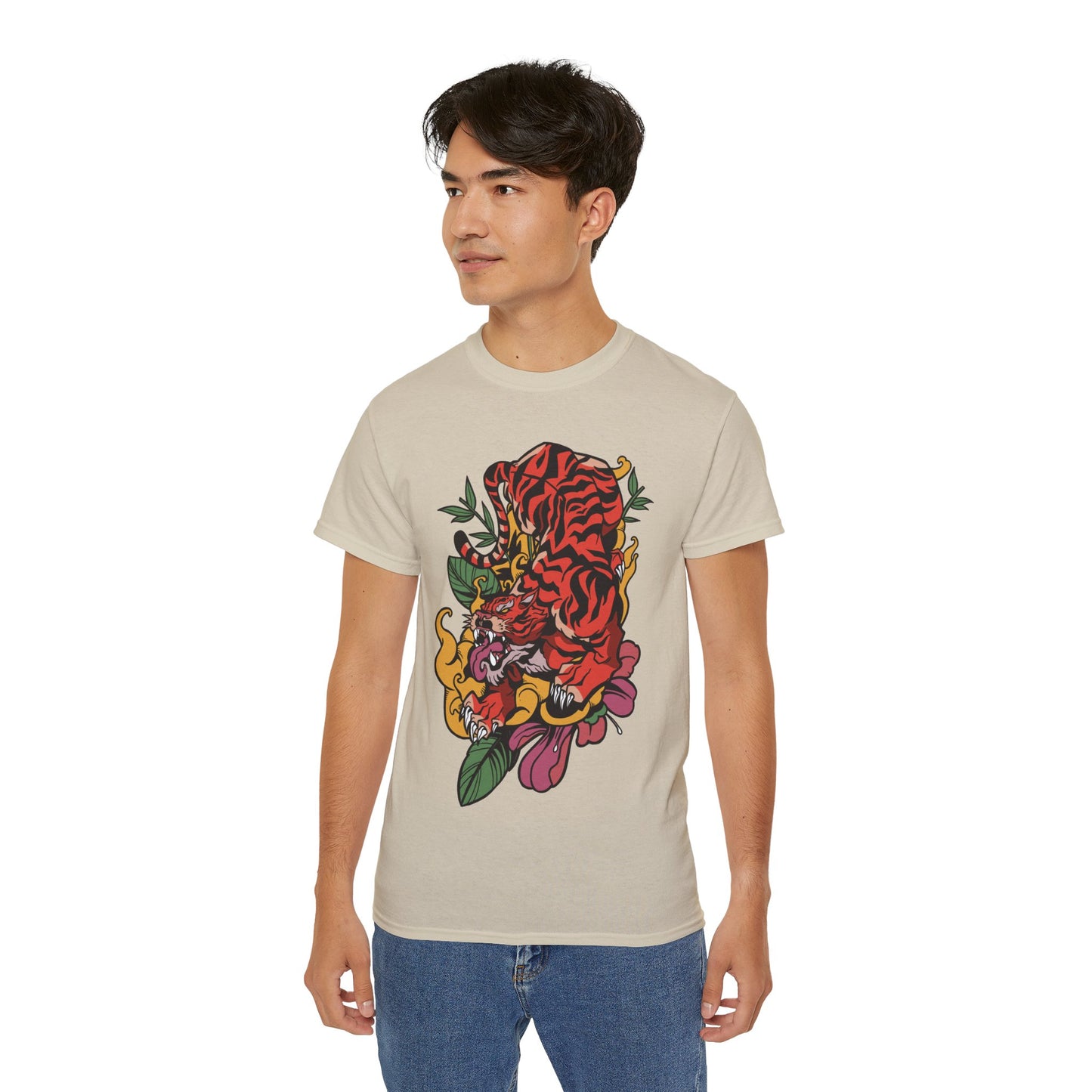 Mens Vintage Tiger Tee