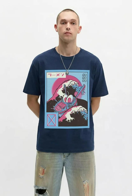 Mens Vaporwave Ramen Tee