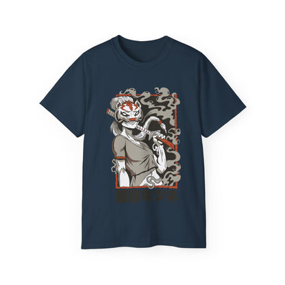 Mens Samurai Mask Girl Tee