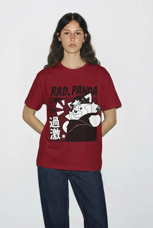 Womens Red Panda Comic Tee