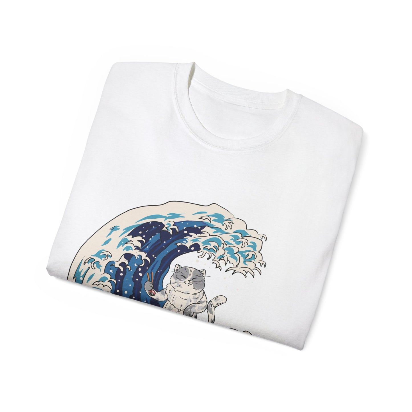 Mens Cat Surfing Tee 2