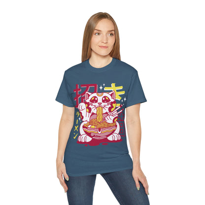 Mens Maneki Cat Ramen Tee