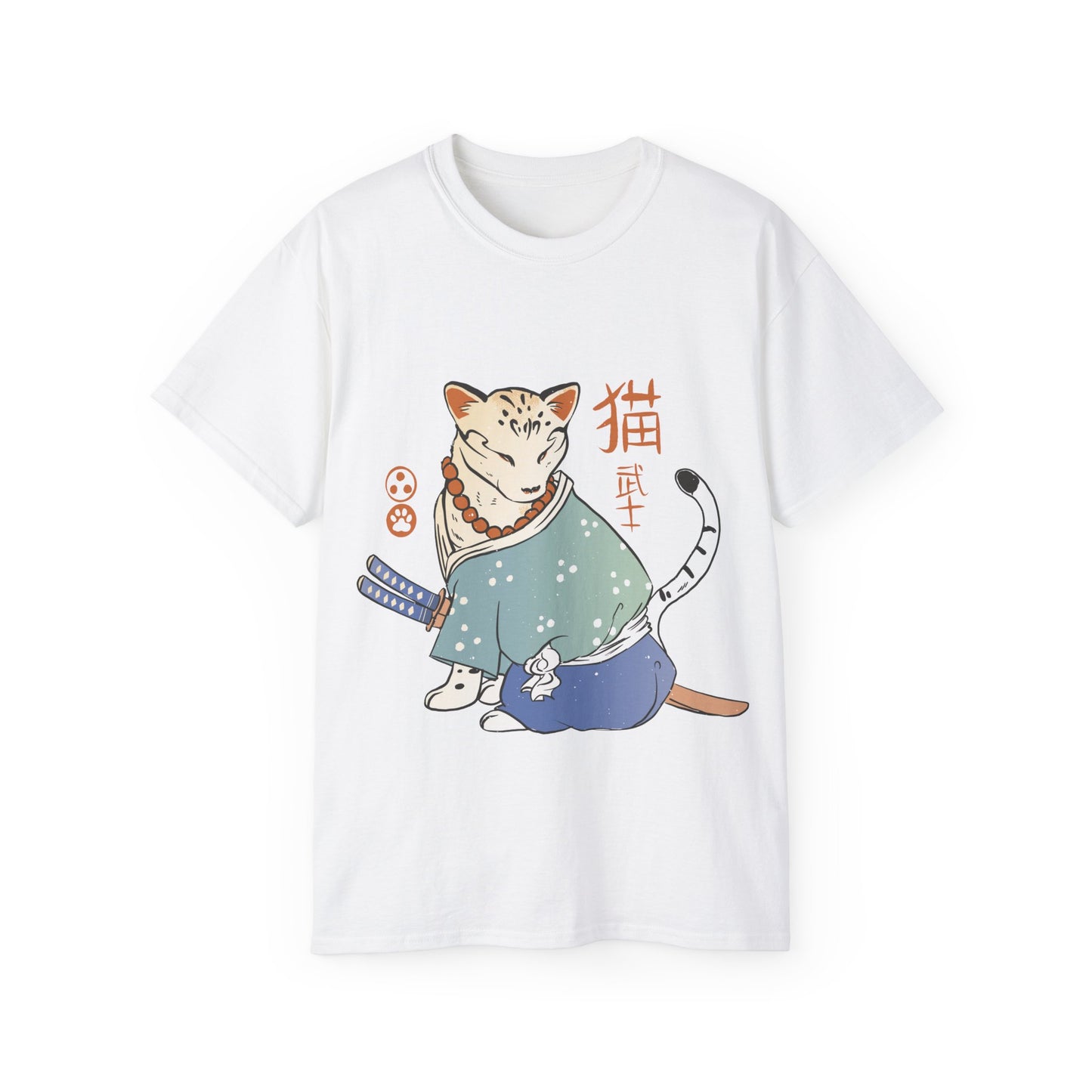 Mens Cat Samurai Tee 2