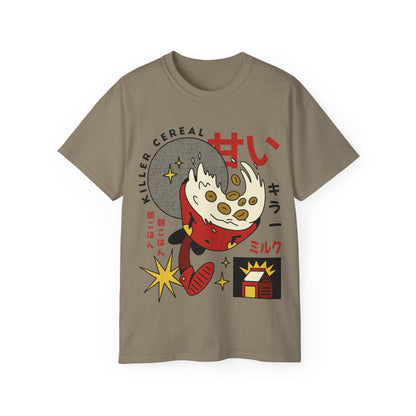 Womens Cartoon Cereal Killer Tee
